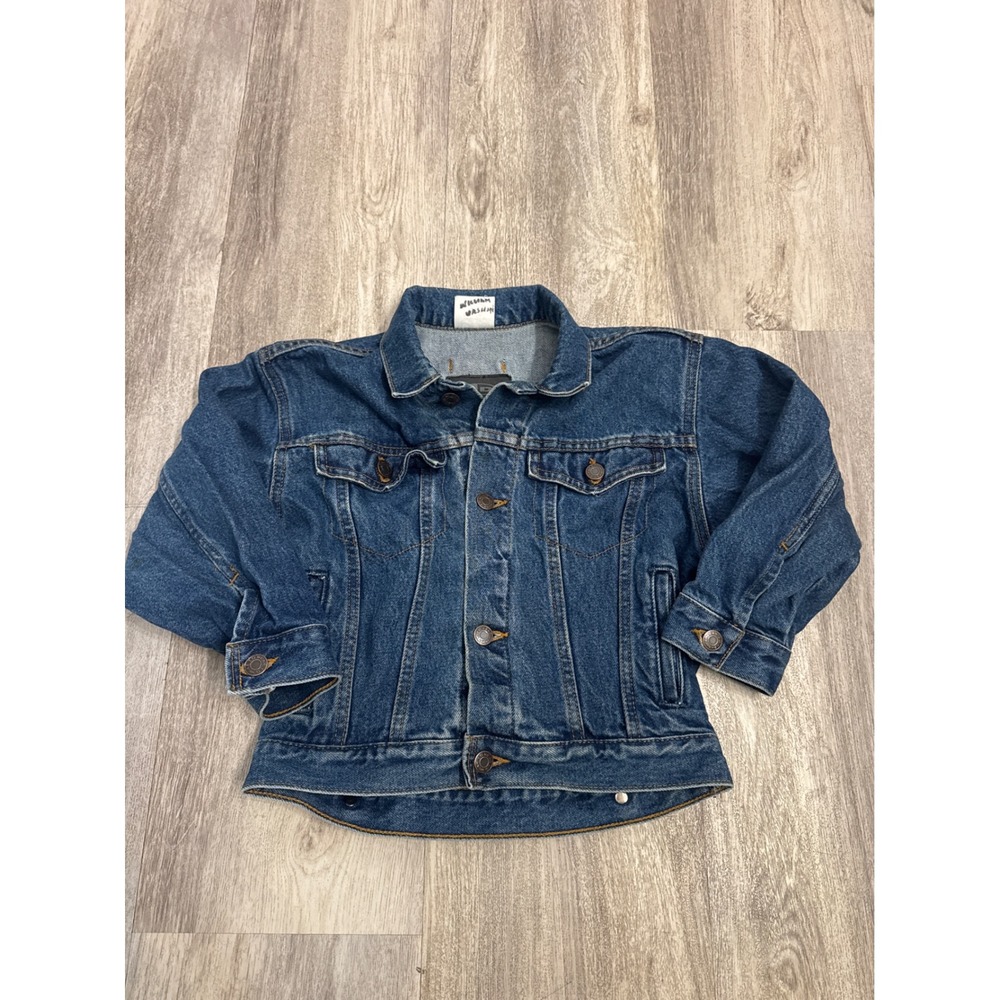 Vintage Disney Playhouse Winnie the Pooh Kids Jean Jacket Size 6 Made in Canada